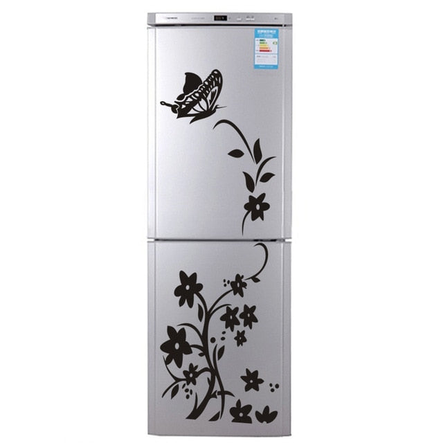 2020 High Quality Wall Sticker Creative Refrigerator Sticker Butterfly Pattern Wall Stickers Home Decor Wallpaper Free Shipping