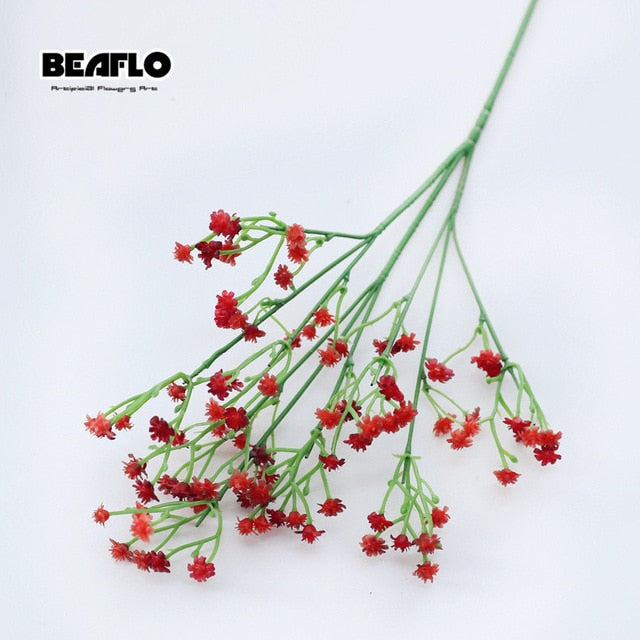 1pc Artificial Baby's Breath Flower Gypsophila Fake Silicone plant for Wedding Home Hotel Party Decoration 5 Colors
