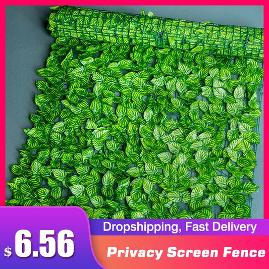 Artificial Privacy Panels Topiary Hedge Plant UV Protection Privacy Screen Garden Fence For Indoor Outdoor Backyard Home Decor